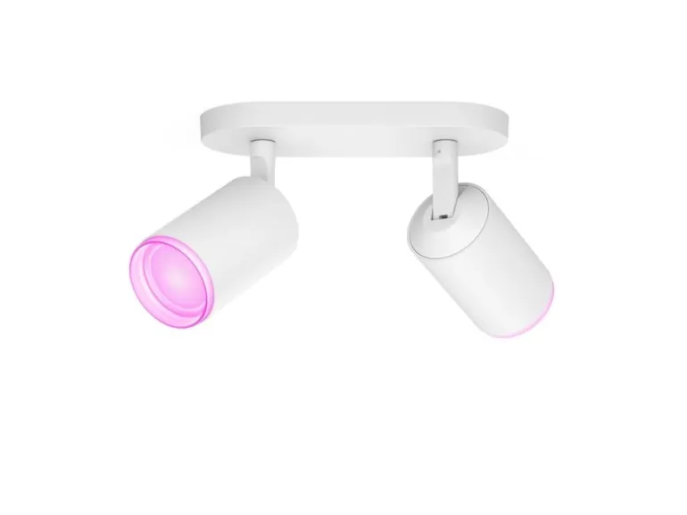 Philips Hue White & Color Ambiance Fugato 2er-Spot Weiss
