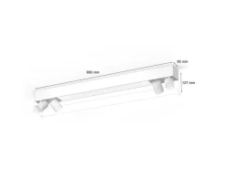 Philips Hue White & Color Ambiance Centris 4-Deckenspot Weiss