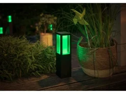 Philips Hue White & Color Ambiance Outdoor Impress Sockelleuchte Schwarz