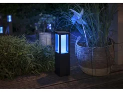 Philips Hue White & Color Ambiance Outdoor Impress Sockelleuchte Schwarz