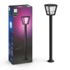 Philips Hue White & Color Ambiance Econic Outdoor Wegeleuchte Schwarz