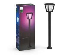 Philips Hue White & Color Ambiance Econic Outdoor Wegeleuchte Schwarz