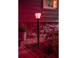 Philips Hue White & Color Ambiance Econic Outdoor Wegeleuchte Schwarz