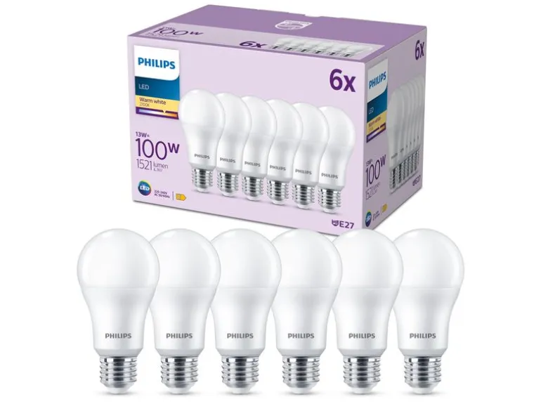 Philips Lampe LED 100W A67 E27 WW FR ND 6CT/6 EC Warmweiss (WW)