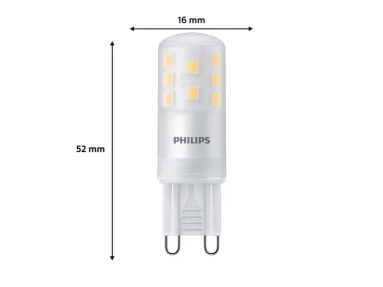 Philips LED Brenner, 40W, G9 x 6, 2700K Warmweiss (WW)