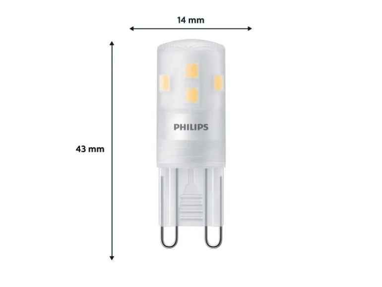 Philips LED Lampe 2W (25W), G9, 220 lm, 2700K, Warmweiss (WW)