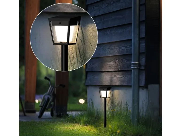Philips Nissa Sockel Solar UE 3000K schwarz