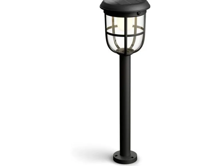 Philips Radii UE Sockelleuchte Solar schwarz 3000K