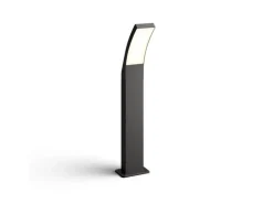 Philips Sockelleuchte Splay, 12 W, 1100 lm, 2700 K, 60 cm, Anthrazit