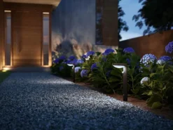Philips Tyla Sockelleuchte,Solar Ultra-Efficient anthrazit + Sensor