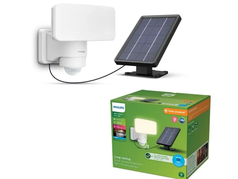Philips Tylus Flutlciht Solar UE 5000K weiss