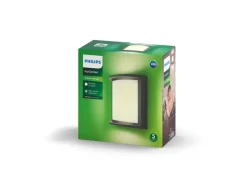 Philips Wandleuchte Samondra, 12 W, 1200 lm, 2700 K, Anthrazit