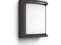 Philips Wandleuchte Samondra, 12 W, 1200 lm, 2700 K, Anthrazit