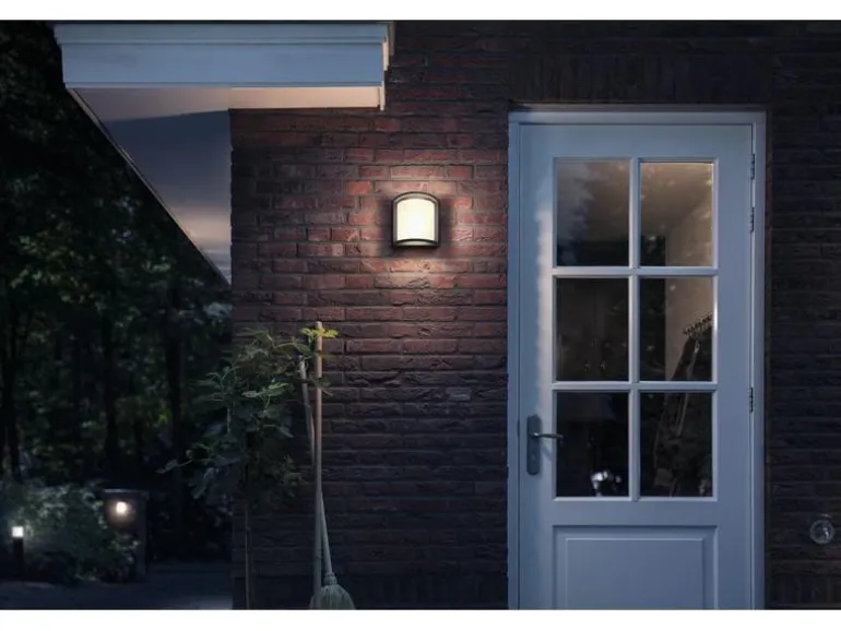 Philips Wandleuchte Samondra, 12 W, 1200 lm, 2700 K, Anthrazit