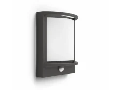Philips Wandleuchte Samondra 12 W, 1200 lm, 2700 K, Anthrazit, BWM