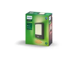 Philips Wandleuchte Samondra 12 W, 1200 lm, 2700 K, Anthrazit, BWM