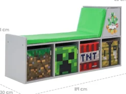 Phoenix Minecraft Sitzbank/Leseregal