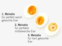 PiepEi Küchentimer Singende Eieruhr 80er, Schwarz
