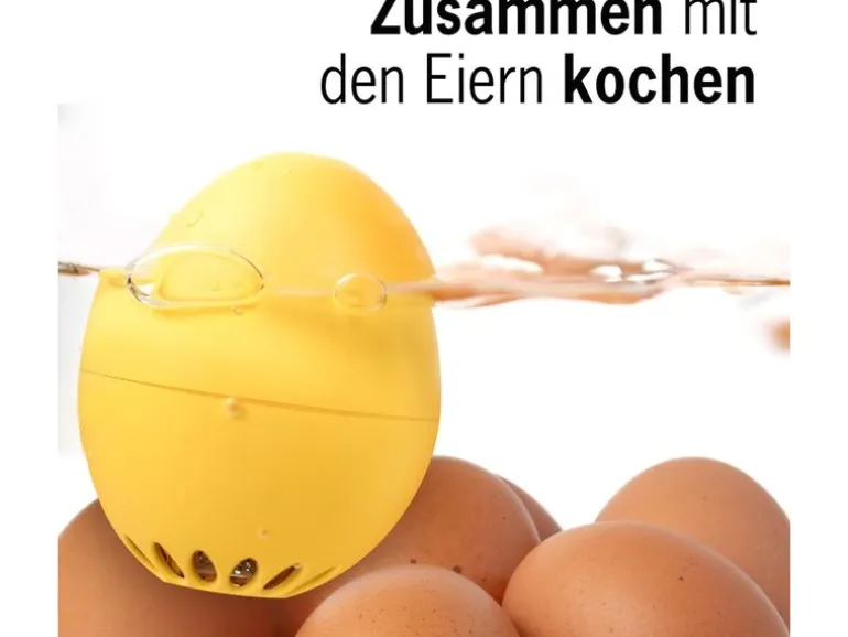 PiepEi Küchentimer Singende Eieruhr 80er, Schwarz