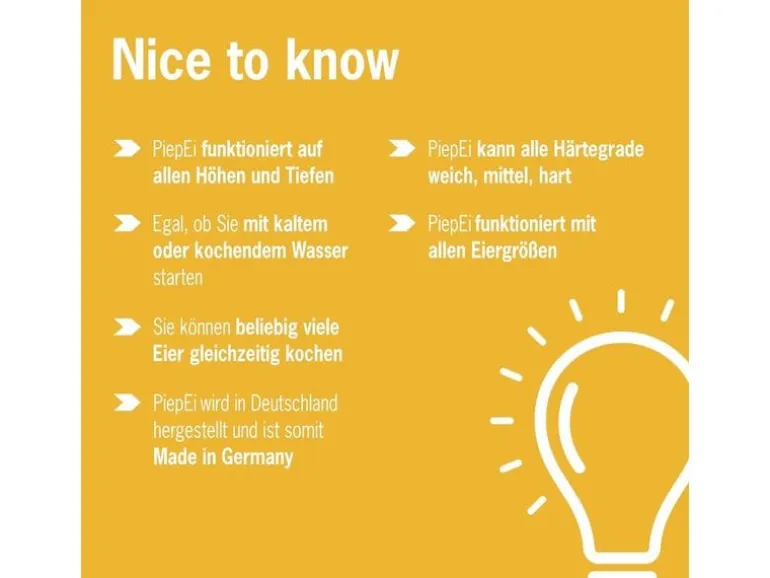 PiepEi Küchentimer Singende Eieruhr 80er, Schwarz