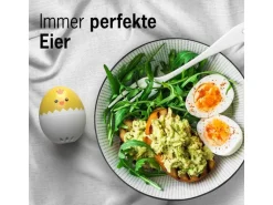 PiepEi Küchentimer Singende Eieruhr Rock, Schwarz