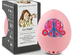 PiepEi Küchentimer Singende Eieruhr 60er, Rosa