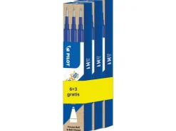 Pilot FriXion Refill 6 Stück + 3 gratis, 0.7 mm, Blau