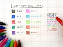 Pilot Rollerball Frixion ball, 0.7 mm, Schwarz