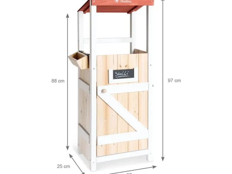 Pinolino Hobby Horse Stall Stalli, 2-tlg. Mehrfarbig