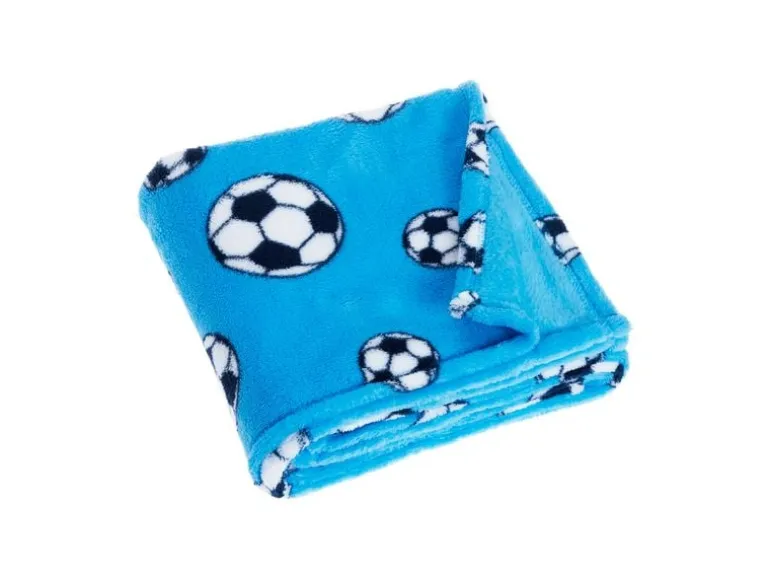 Playshoes Kuscheldecke Fussball 75 x 100 cm