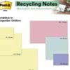 Post-it Notizzettel Post-it Recycling Gelb, 7.6 cm x 7.6 cm