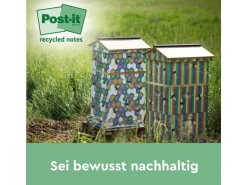 Post-it Notizzettel Post-it Recycling Gelb, 7.6 cm x 7.6 cm