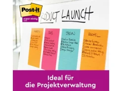 Post-it Notizzettel Post-it Super Sticky 20.3 cm x 15.3 cm, 6 Blöcke