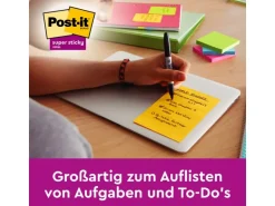 Post-it Notizzettel Post-it Super Sticky 20.3 cm x 15.3 cm, 6 Blöcke