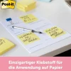 Post-it Notizzettel Post-it 5.1 x 3.8 cm, 4 Blöcke à 100 Blatt