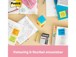 Post-it Notizzettel Post-it 5.1 x 3.8 cm, 4 Blöcke à 100 Blatt