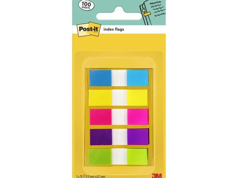 Post-it Page Marker Post-it Index Mehrfarbig, 5 Stück