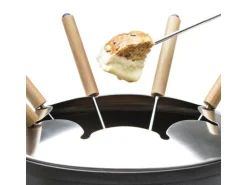 Princess Fondue-Set All-in-One Pure 10 Teile, Schwarz/Braun