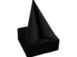 PRO nappe Papierservietten 20 cm x 20 cm, 50 Stück, Schwarz