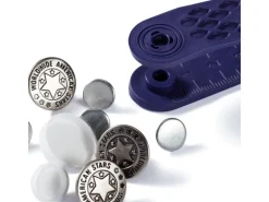 Prym Knöpfe American Star 17 mm, 8 Stück