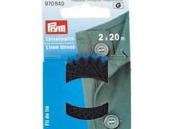 Prym Leinenzwirn 20 m, Schwarz