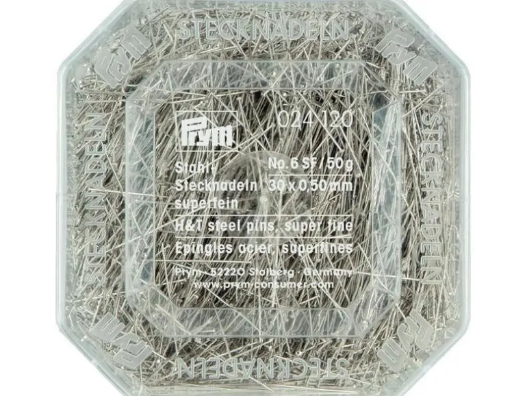 Prym Stecknadel Silber, 0.50 x 30 mm