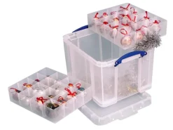 Really Useful Box Aufbewahrungsbox 35 Liter Transparent