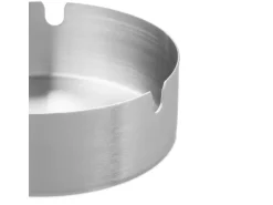 relaxdays Aschenbecher 2er Set Silber