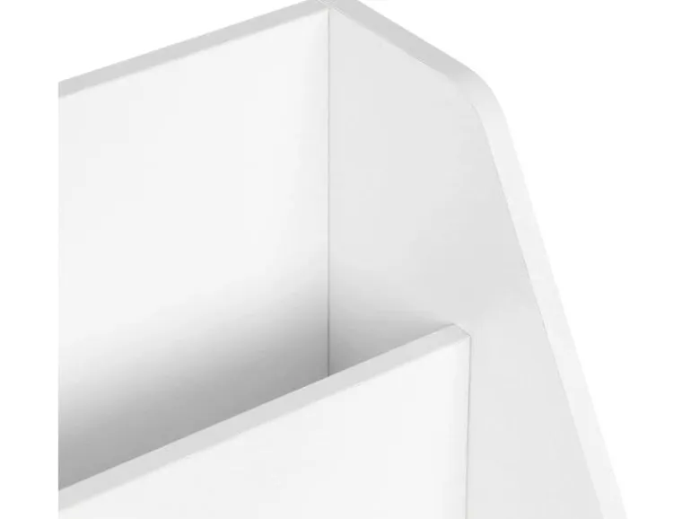 relaxdays Bücherregal für Kinder 79 x 72 x 30.5 cm Weiss/Blau