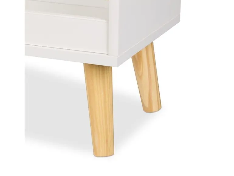 relaxdays Bücherregal für Kinder Weiss; Hellbraun