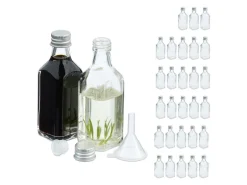 relaxdays Einmachflasche 50 ml, 30 Stück