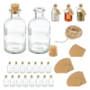 relaxdays Einmachflasche 125 ml, 20 Stück