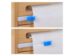 relaxdays Folienschneider 3 in 1 Natur