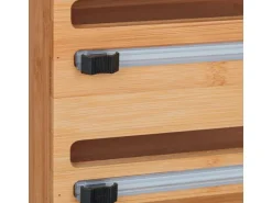 relaxdays Folienschneider Natur